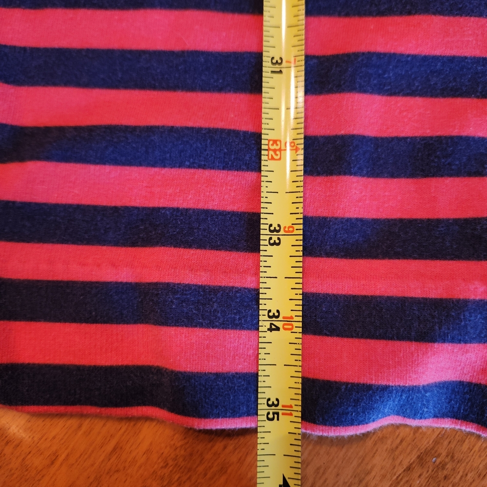 Lilly Pulitzer Charlene Pink And Navy Striped Long Sleeve Dress XS - Picture 6 of 8